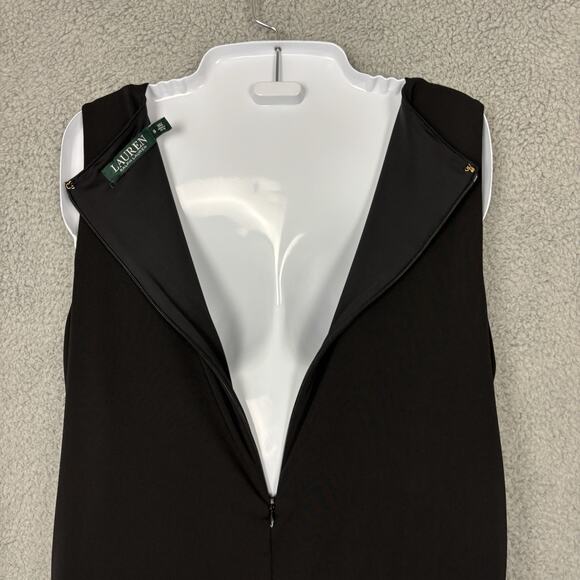 Lauren Ralph Lauren Womens Small Jumpsuit Wide Leg Minimalist Capsule Evening - Picture 8 of 16